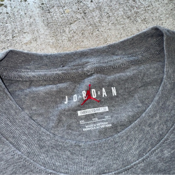 Nike Jordan Brand Flight Essential Oversized Fit T-shirt short sleeve Crew Sz2XL - Picture 7 of 10